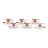 Karaca Hatayi Set of 6 Coffee Cups | 153.03.06.6912